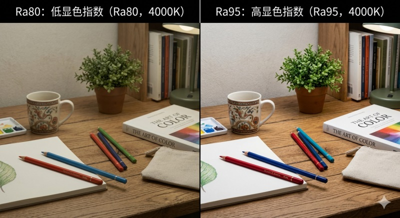 不同显色指数对比.JPG 不同显色指数对比.JPG