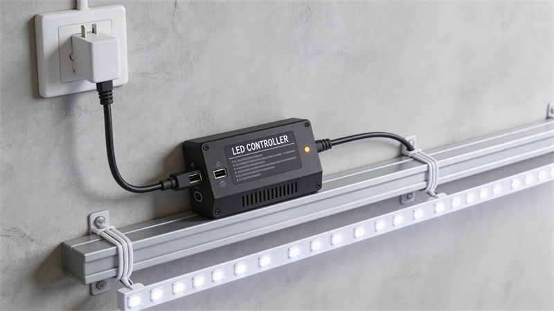 jimeng-2026-04-09-8808-灯带电源系统安装场景,包含电源适配器、控制器与灯带整体连接,线路清晰有序,设备摆....JPG jimeng-2026-04-09-8808-灯带电源系统安装场景,包含电源适配器、控制器与灯带整体连接,线路清晰有序,设备摆....JPG