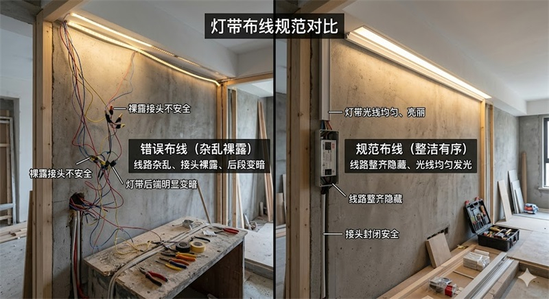 现代室内装修施工场景