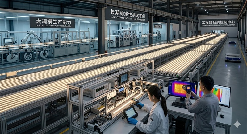 高端LED灯带生产工厂与老化测试车间 高端LED灯带生产工厂与老化测试车间