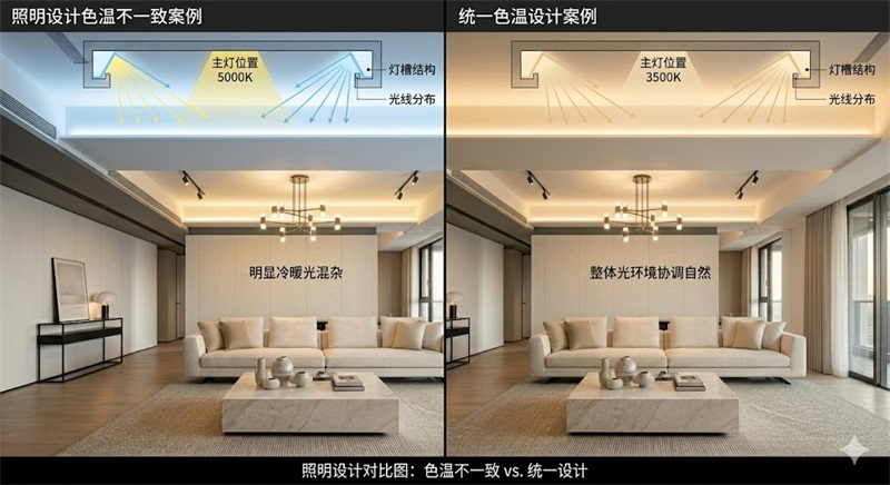 照明设计对比图 照明设计对比图