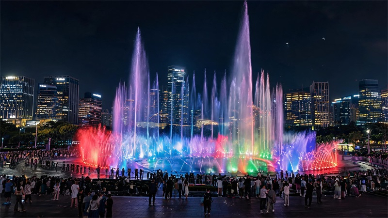 大型城市音乐喷泉水舞秀夜景.JPG