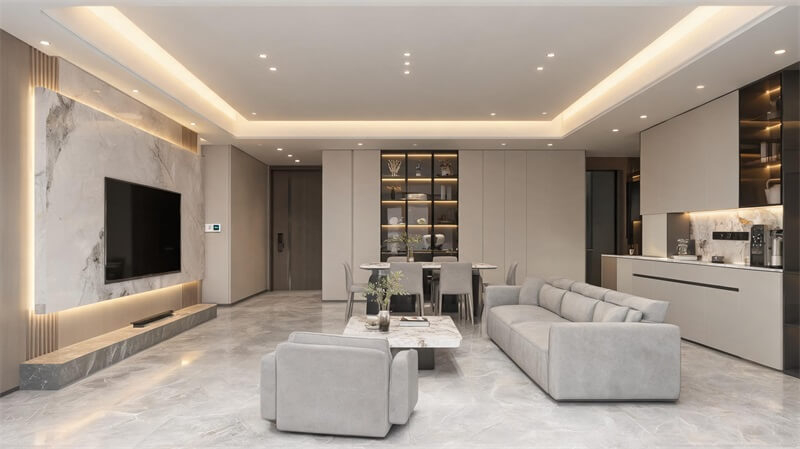 jimeng-2026-08-31-8106-8K超写实全屋智能灯光设计场景,现代住宅客厅与餐厅一体化空间,多层次照明布局,筒... jimeng-2026-08-31-8106-8K超写实全屋智能灯光设计场景,现代住宅客厅与餐厅一体化空间,多层次照明布局,筒...