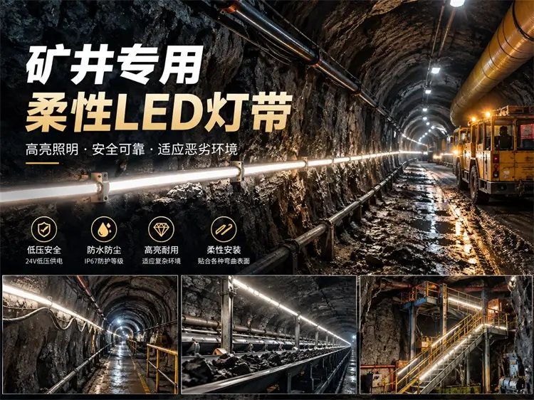 矿井照明防爆LED灯带