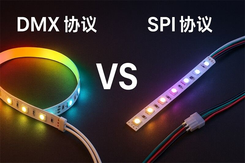 灯带 DMX 协议 vs SPI 协议 —— 哪个更稳定？实用选型指南
