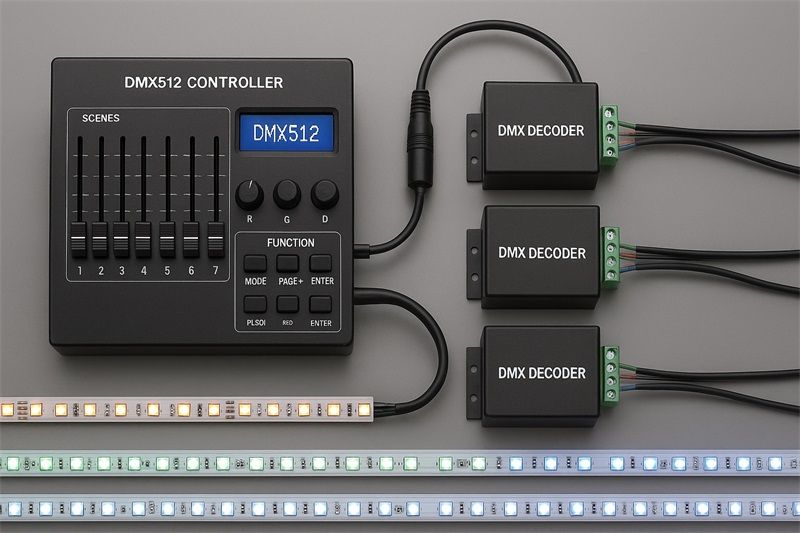 DMX512一条信号线最多能控制多少个设备？工程中必须搞清楚的问题