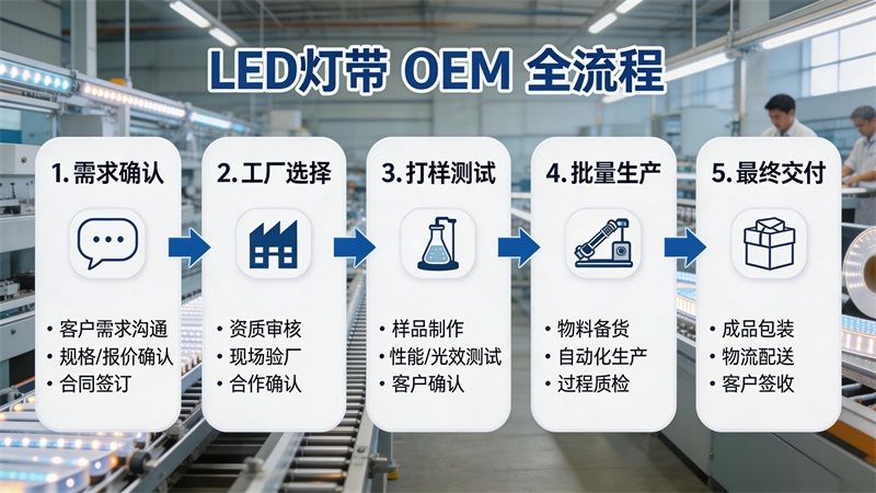 LED灯带OEM怎么做？小白也能看懂