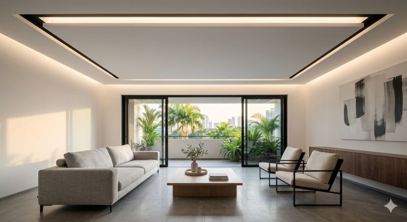 悬浮吊顶灯带为什么这么高级？做对这几点效果翻倍