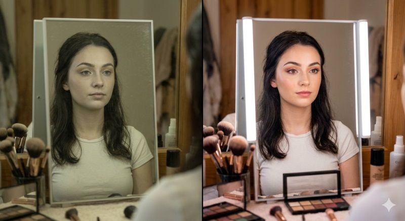 卫生间镜柜灯带选购，显色指数Ra90+是刚需