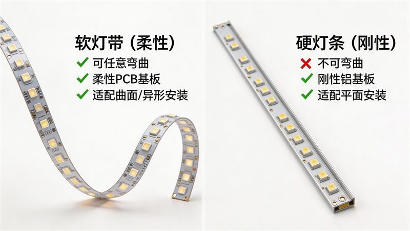 软灯带还是硬灯条？装修前必须搞清楚