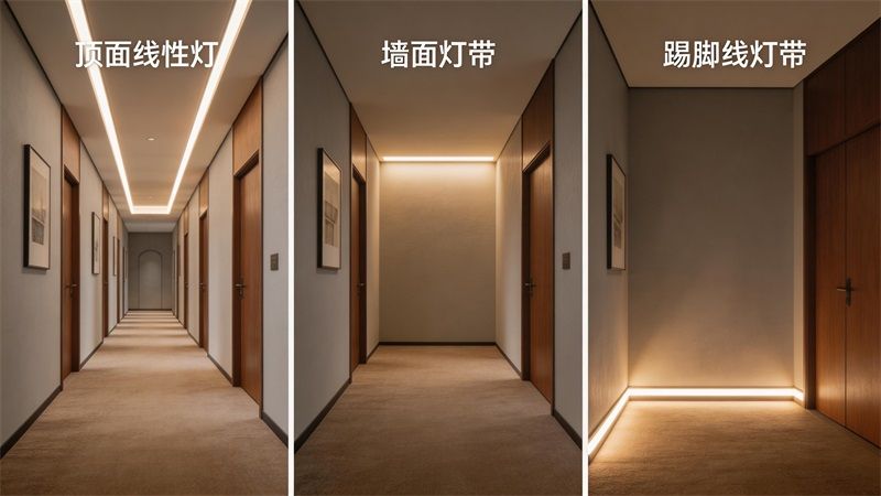 走廊太压抑？试试“光之引导”线性照明