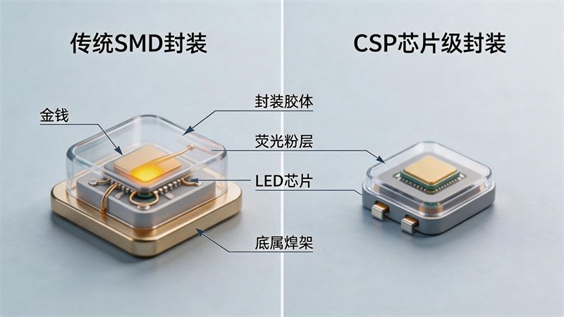  LED封装技术创新：CSP芯片在灯带上的应用