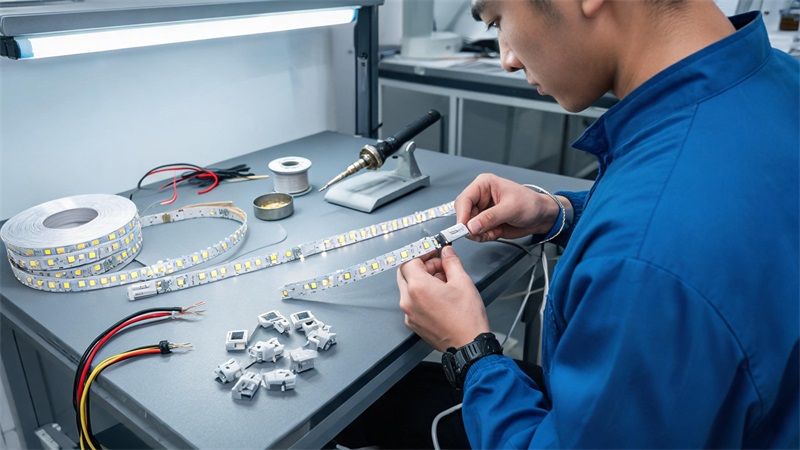 LED灯带连接方式有哪些？接头稳定性、故障风险与施工要点解析