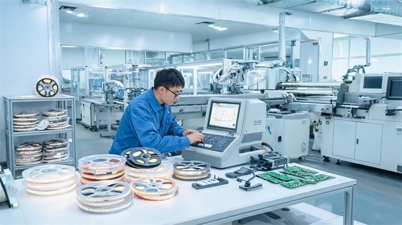 LED 灯带色差深度解析：成因、诱因与全流程防控方案