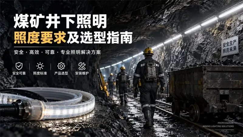 煤矿井下照明照度要求及选型指南