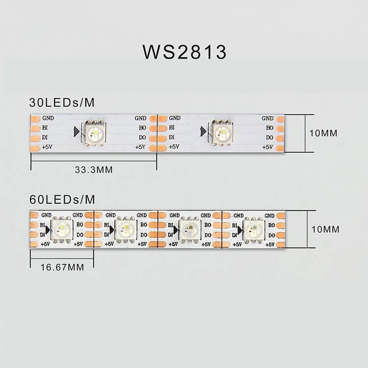 WS2813 RGB可寻址LED灯带DC5V - 2