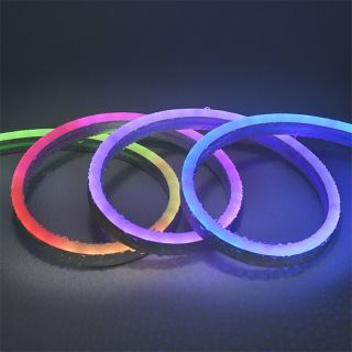 幻彩霓虹灯带08x17mm跑马流水渐变柔性硅胶户外防水灯带 - 5