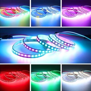 SK6812窄板4MM全彩灯条3535单点单控60灯每米DC5V - 6